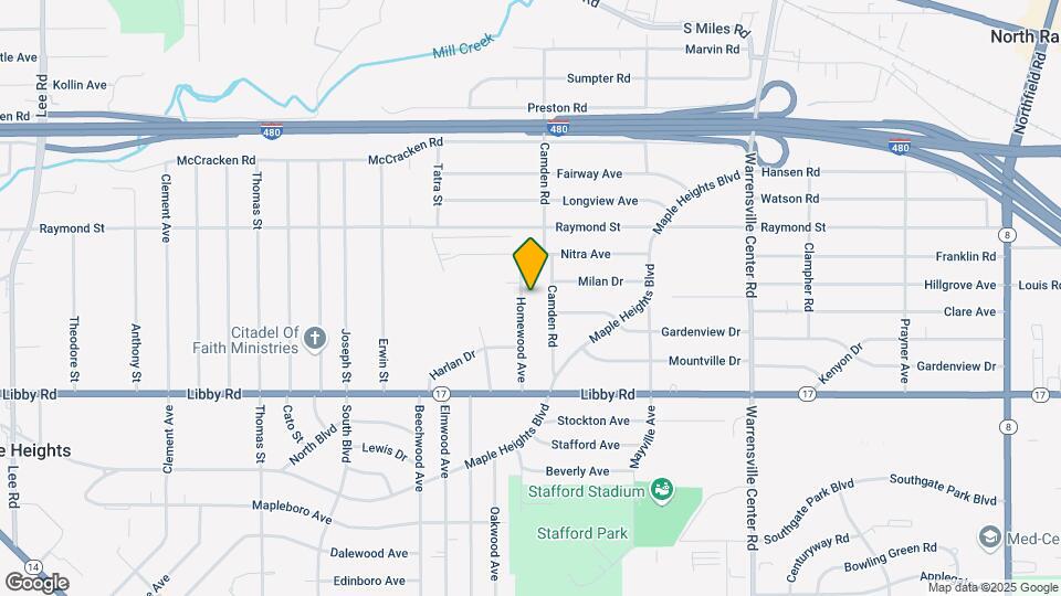 5179 Homewood Ave Map and Location Details