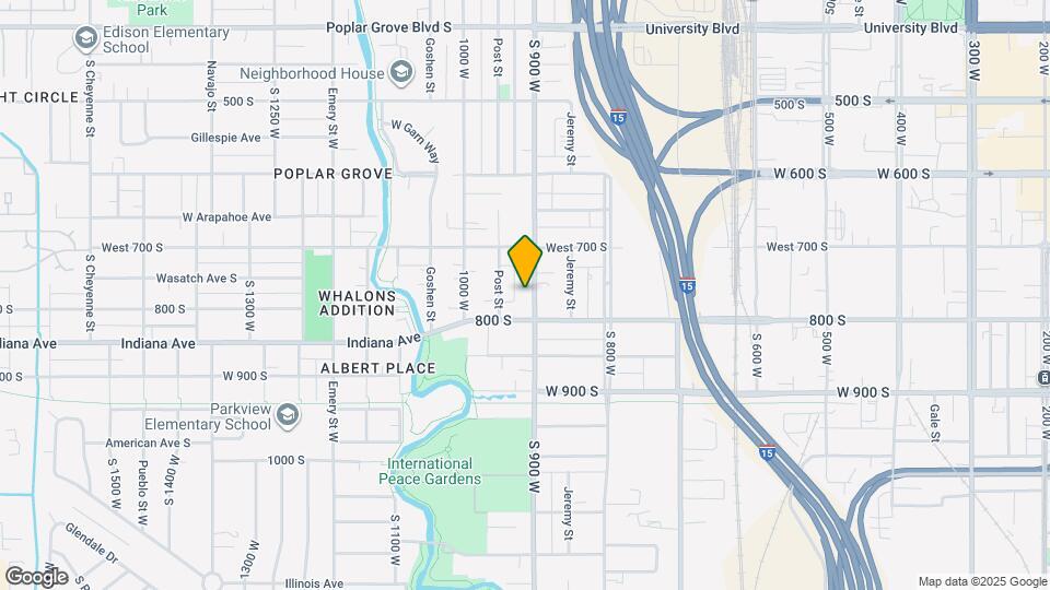 754 S 900 W Map and Location Details