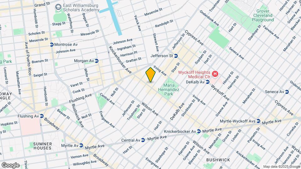 205 Knickerbocker Ave Map and Location Details
