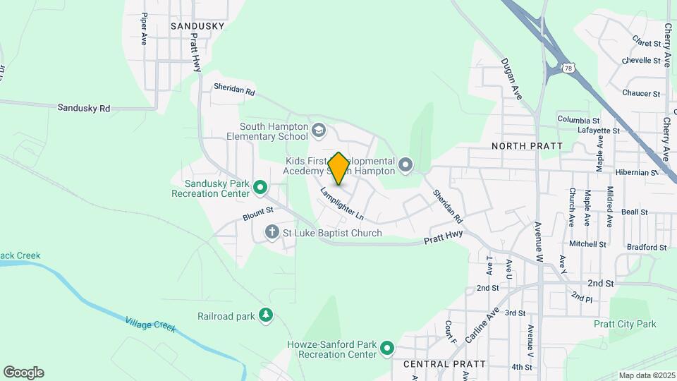 525 Oak Crest Dr Map and Location Details