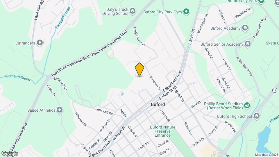 2213 Buford Town Dr Map and Location Details