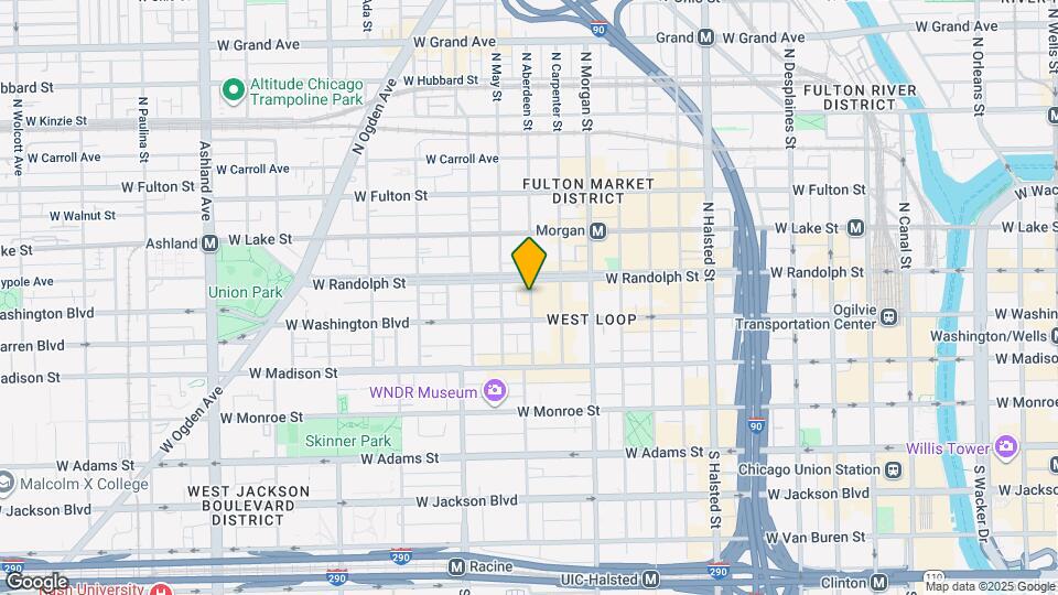 136 N Aberdeen St Map and Location Details