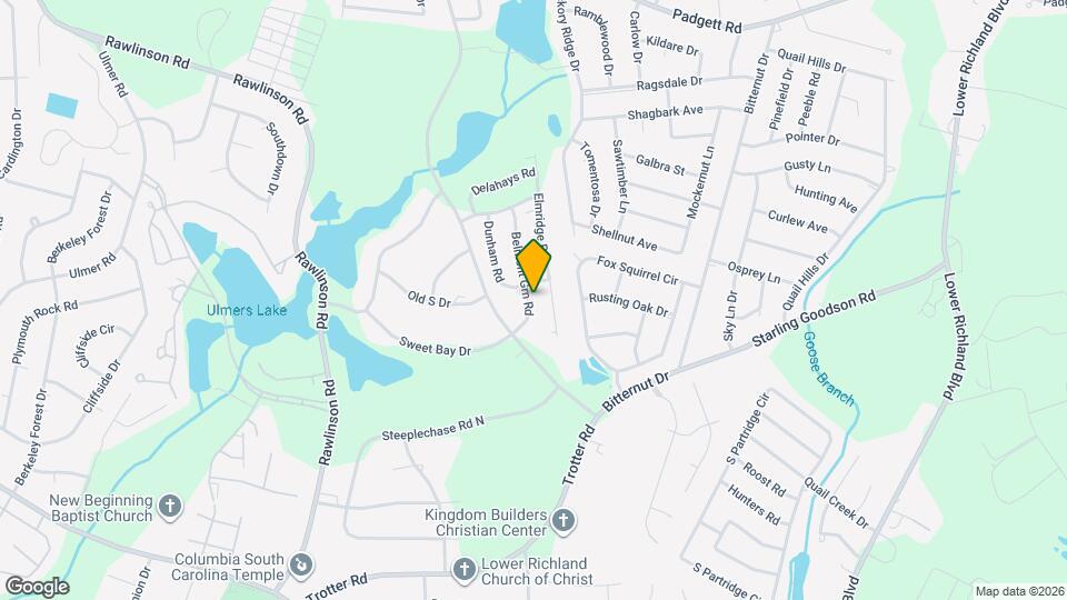 606 Belmont Red Ln Mapa y Detalles de la Ubicación