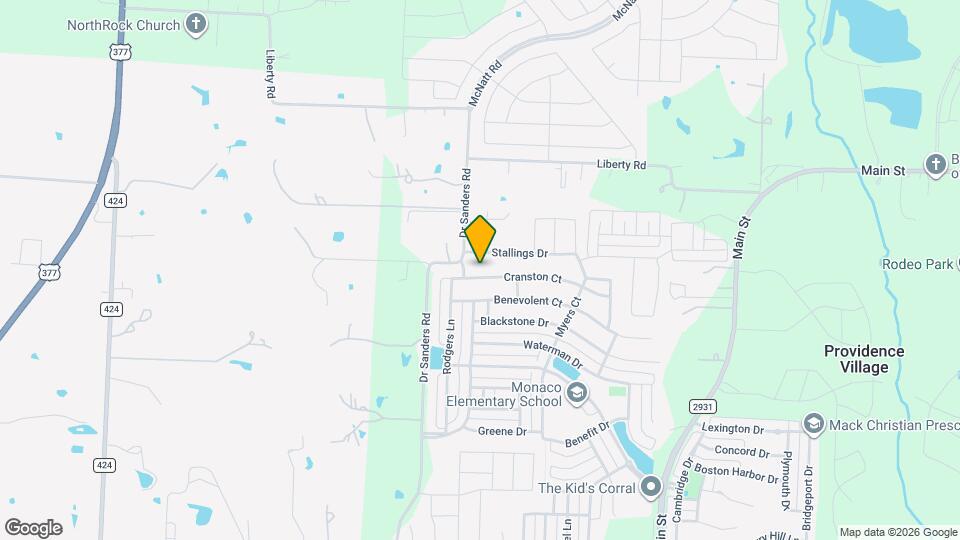 9001 Cranston Ct Map and Location Details