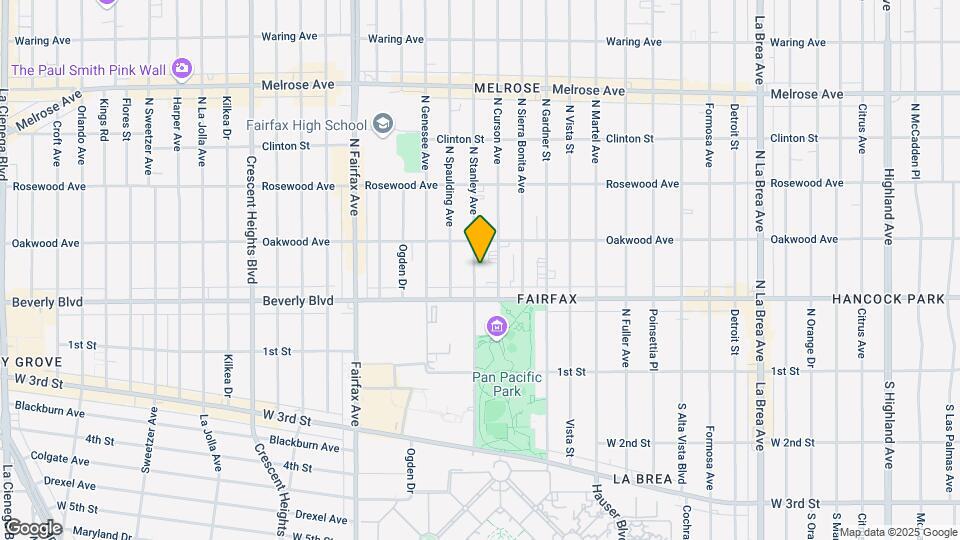 336 N Stanley Ave Map and Location Details