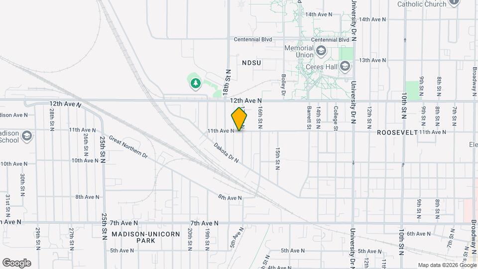 1042 17th St N Map and Location Details