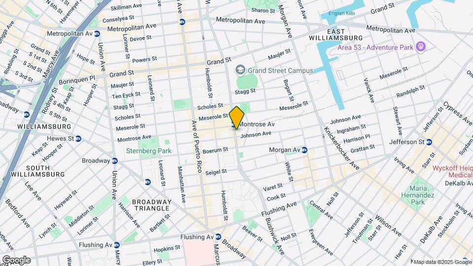 253 Bushwick Ave Map and Location Details