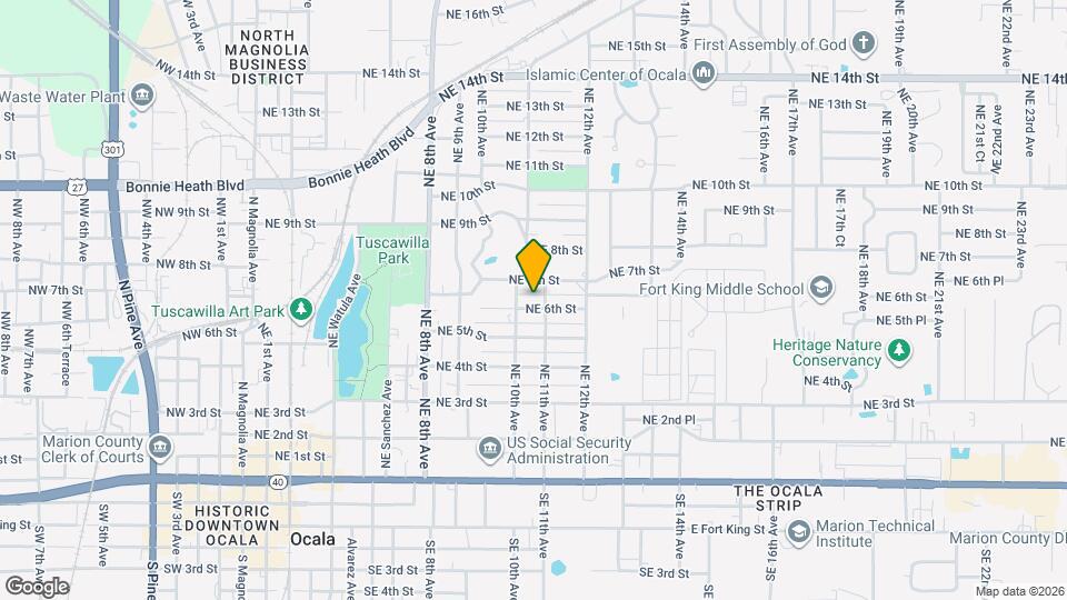 1023 NE 6th St Map and Location Details