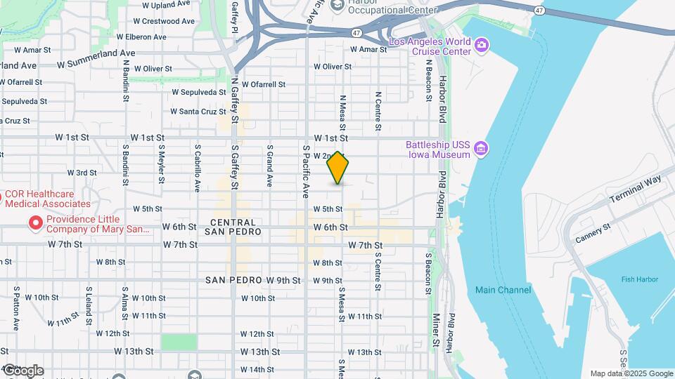 404 W 4th St Map and Location Details