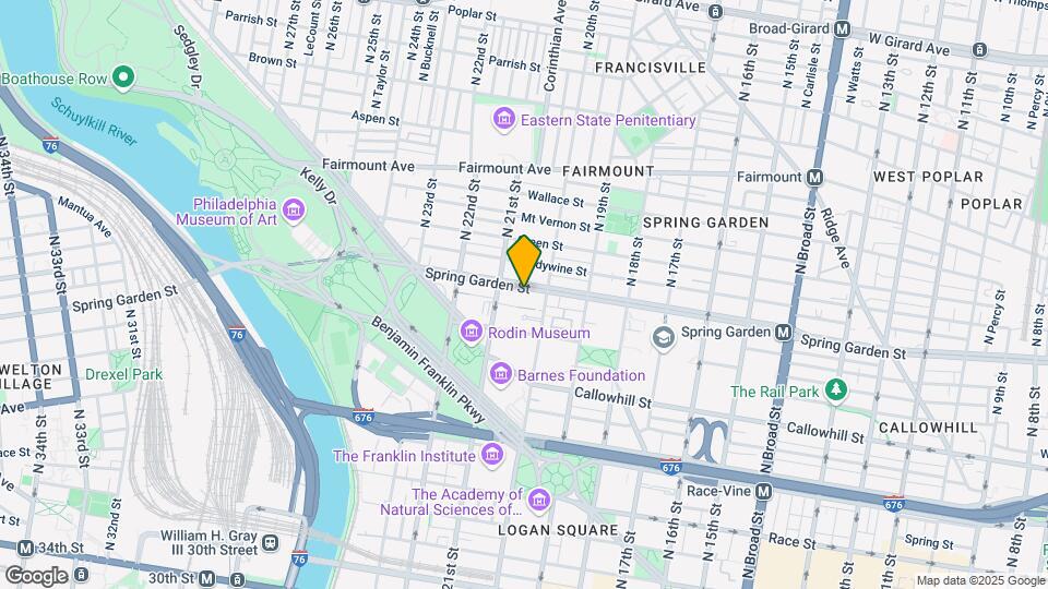 2018 Spring Garden St Map and Location Details