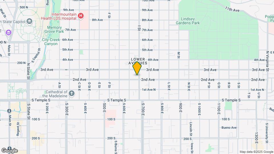 585 2nd Ave Map and Location Details