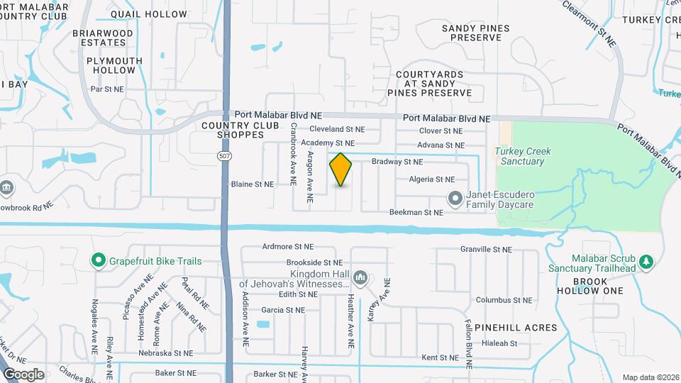 2033 Gloria Cir Map and Location Details