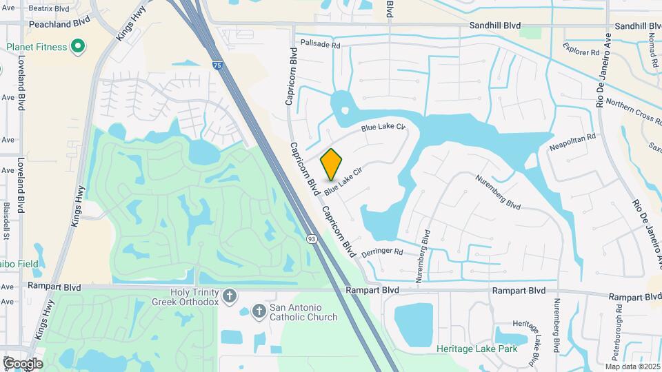 1708 Blue Lake Cir Map and Location Details