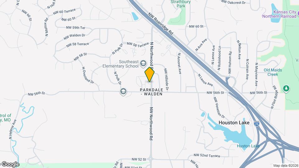 5623 N Northwood Terrace Map and Location Details