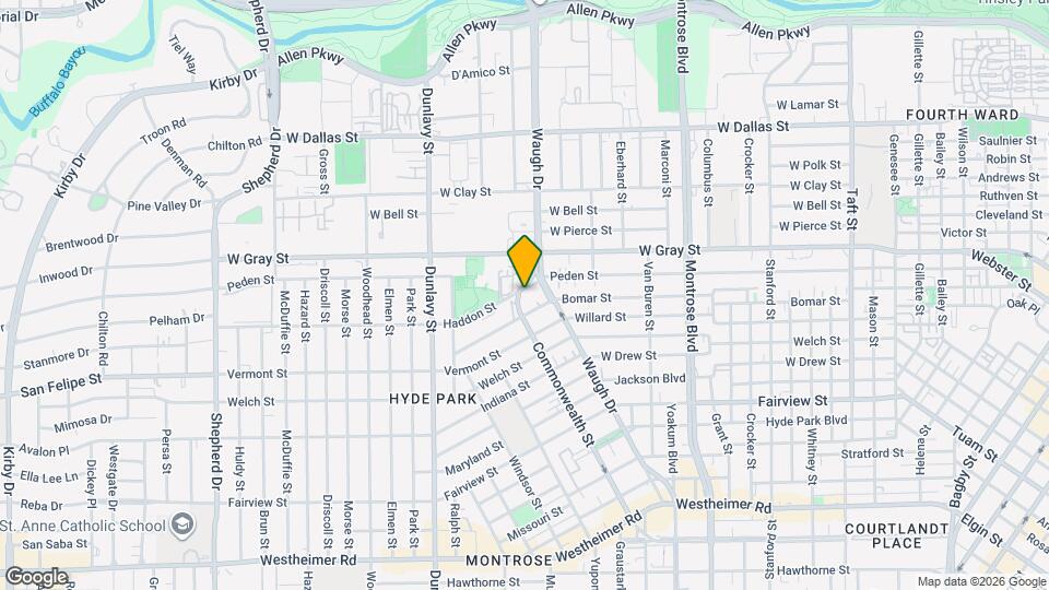 1739 Commonwealth St Map and Location Details