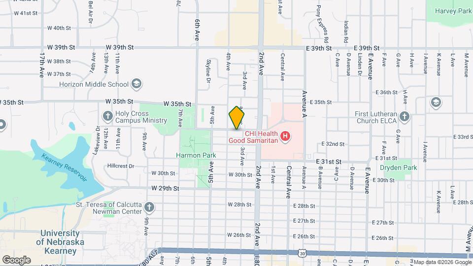 308 W 33rd St Map and Location Details