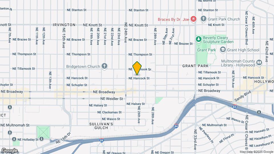 2517 NE Hancock St Map and Location Details