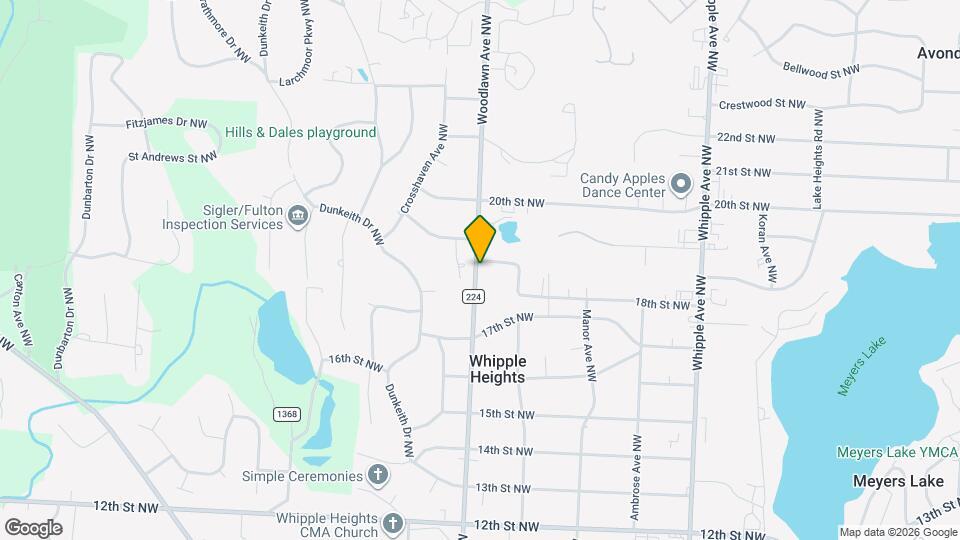 1822 Woodlawn Ave NW Map and Location Details