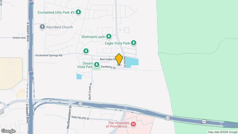 7417 Dewberry Dr Map and Location Details