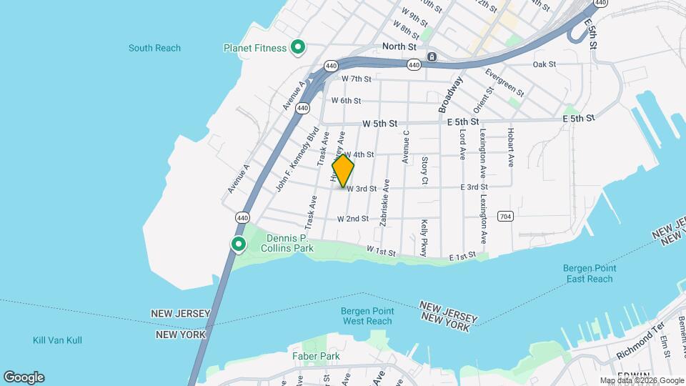 104 W 3rd St, Unit 1 Map and Location Details