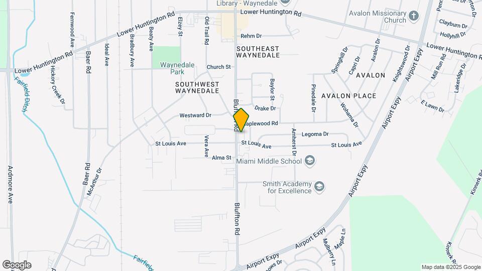 Waynedale Mobile Home Park Map and Location Details