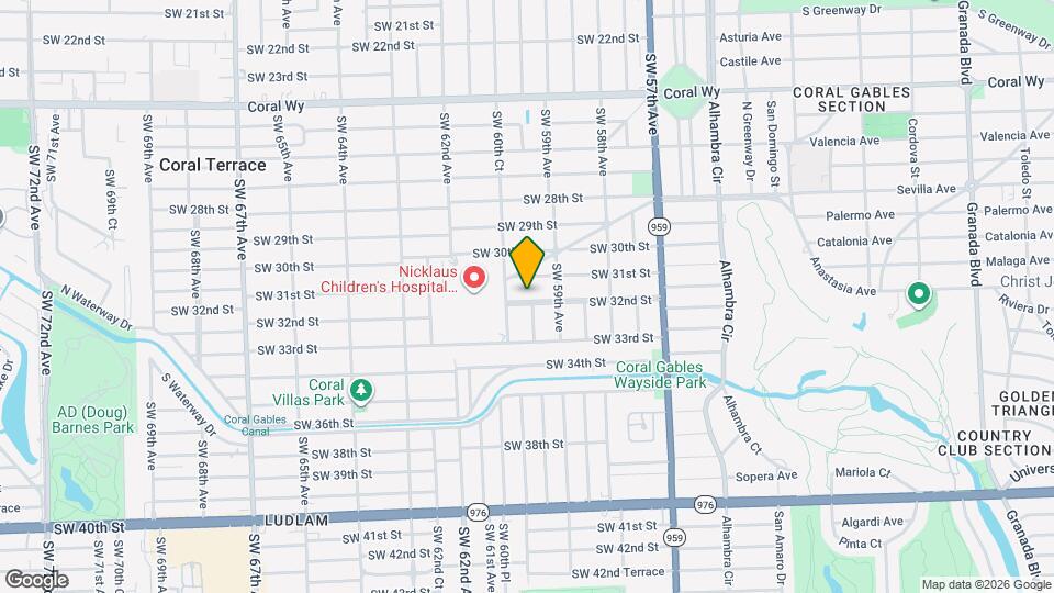 6015 SW 32nd St Map and Location Details