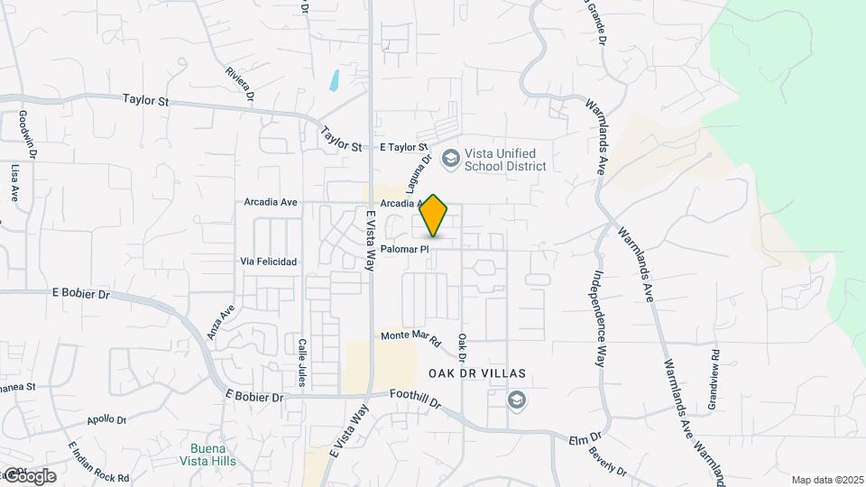 1228 Palomar Pl Mapa y Detalles de la Ubicación