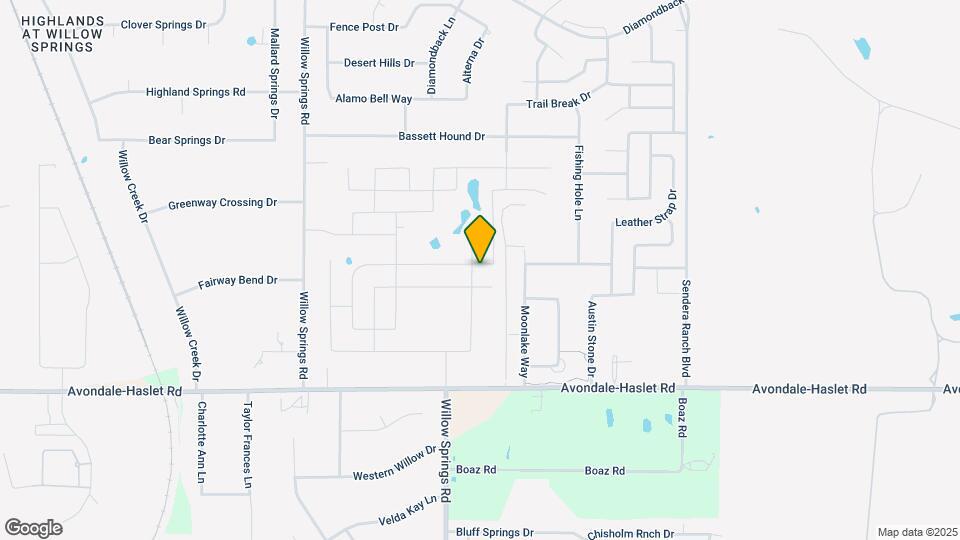 1317 Escondido Dr Map and Location Details