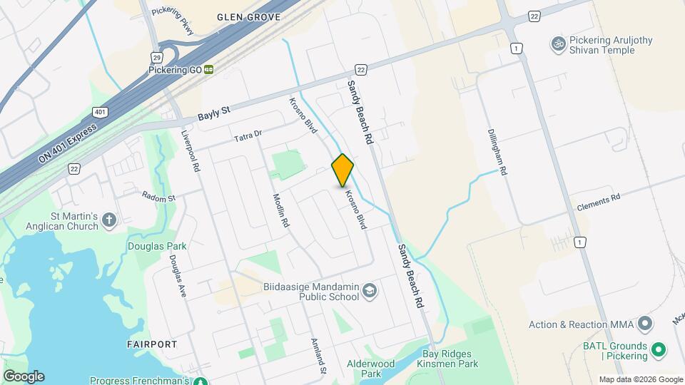 856 Krosno Blvd Map and Location Details