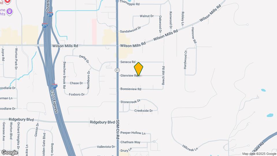 6736 Glenview Rd Map and Location Details