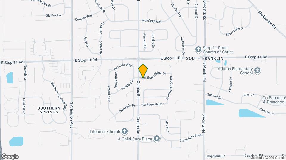 6521 Southern Ridge Dr Map and Location Details