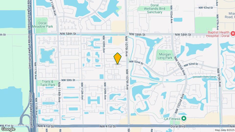 10819 NW 51st Ln Map and Location Details