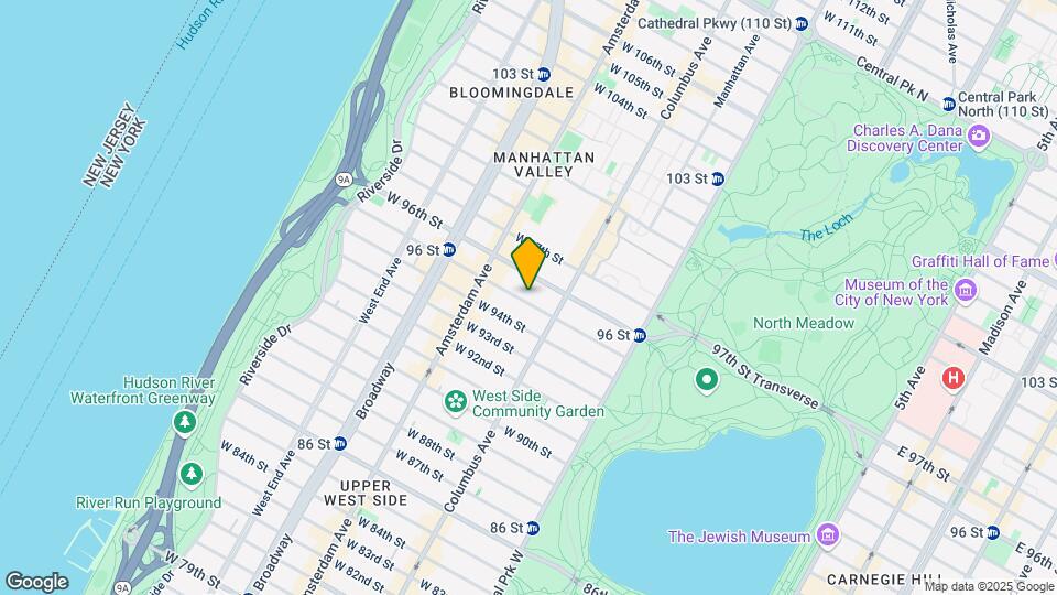 127 W 95th St Mapa y Detalles de la Ubicación
