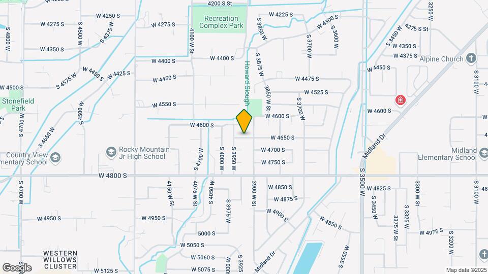 3926 W 4650 S Map and Location Details