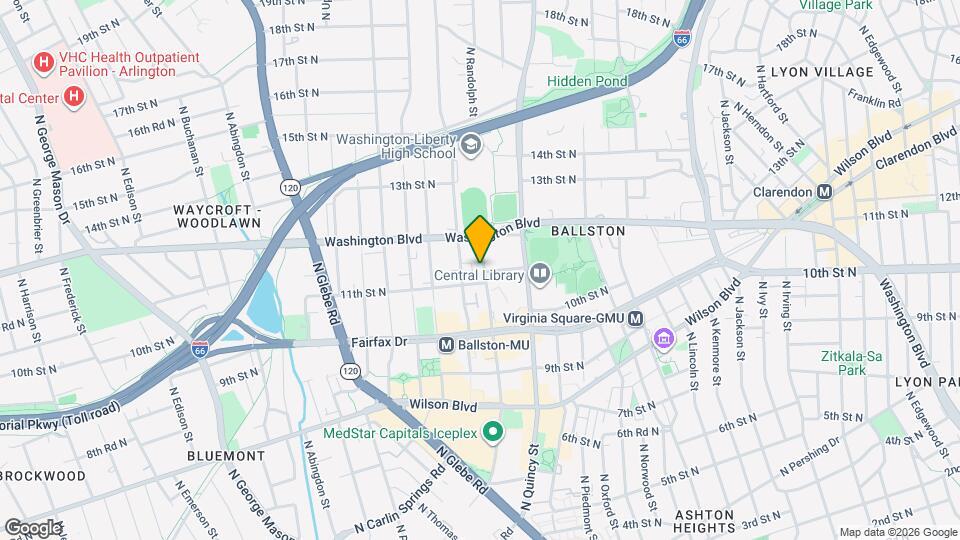 1110 N Randolph St Map and Location Details