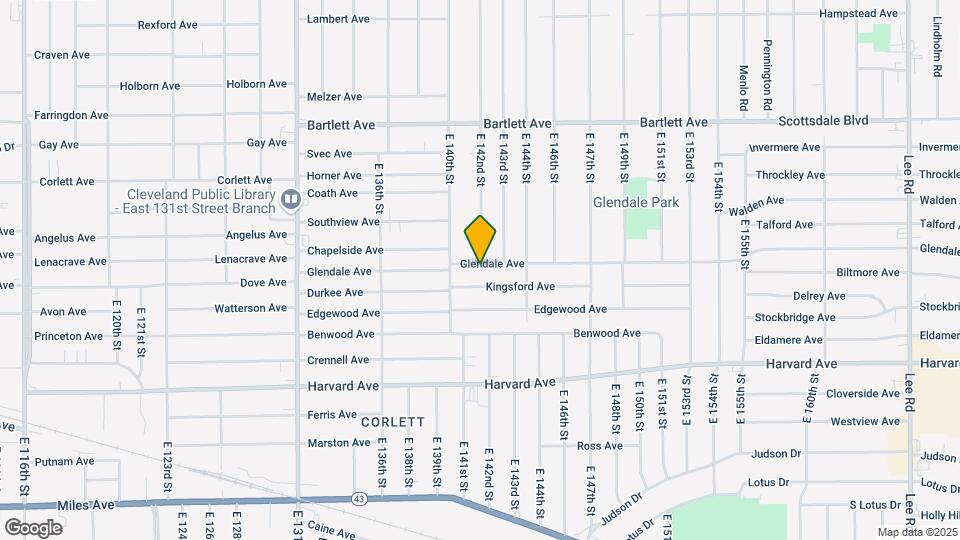 14112 Glendale Ave Map and Location Details