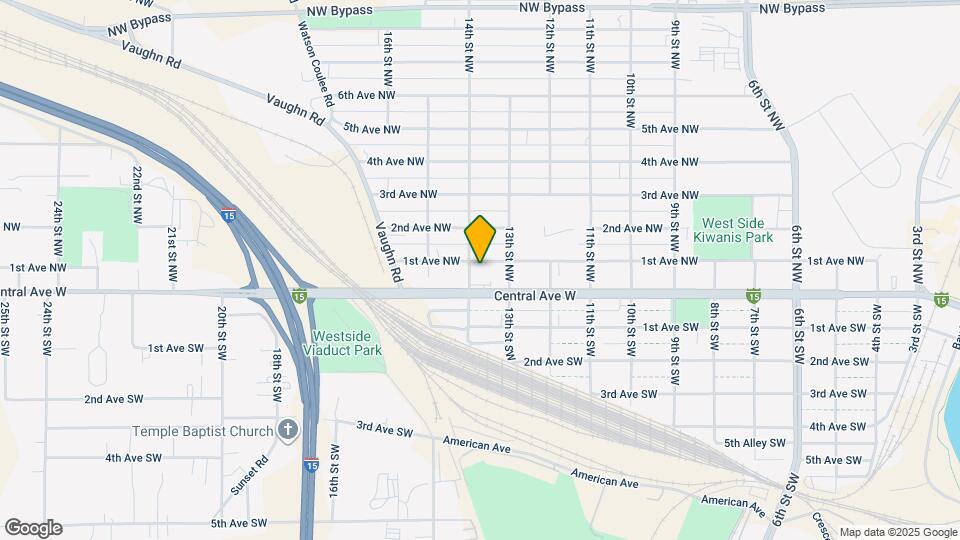 1322 1st Ave NW Map and Location Details