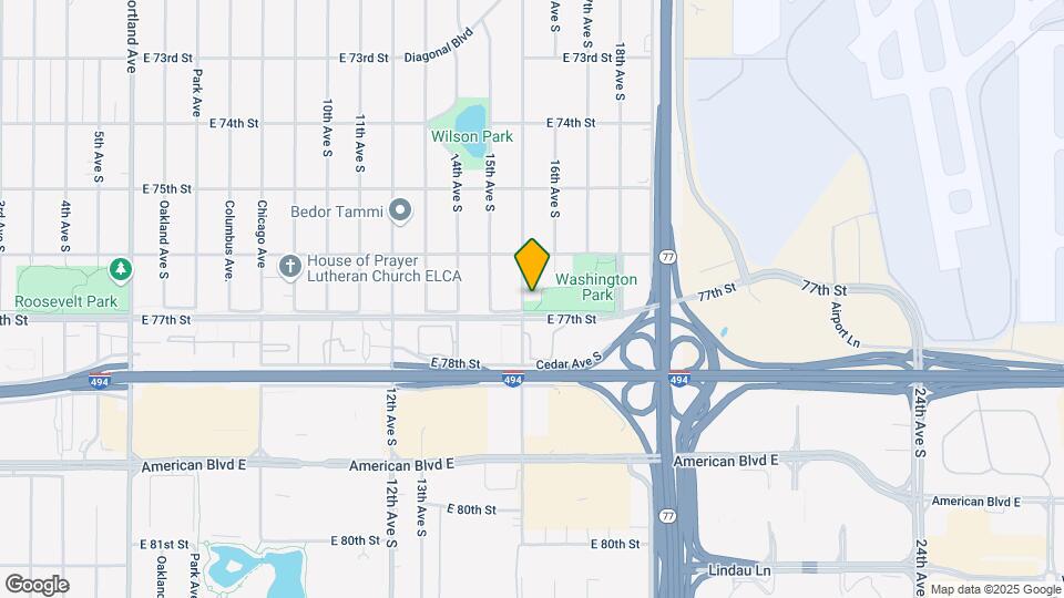 7633 Bloomington Ave S Map and Location Details