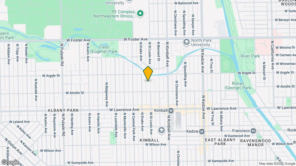 4928 N St Louis Ave Mapa y Detalles de la Ubicación