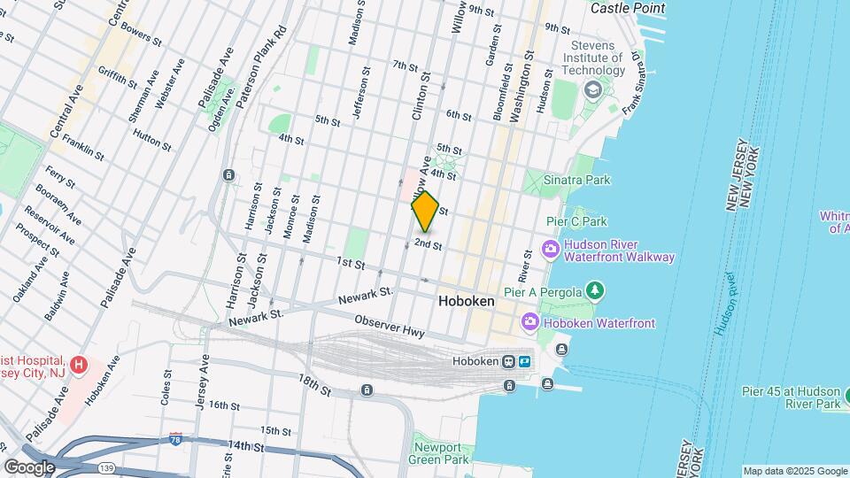 202 Park Ave, Unit 4 Map and Location Details