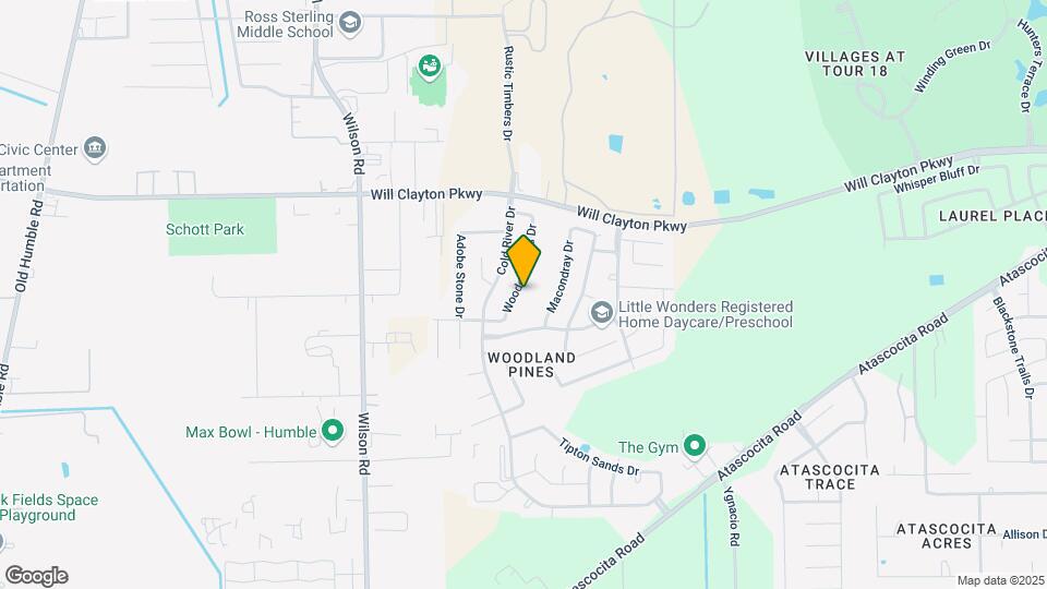 1907 Wooded Acres Dr Map and Location Details