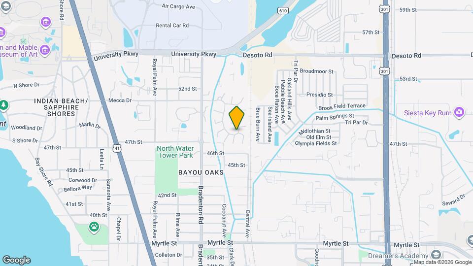 4863 Village Gardens Dr, Unit Village Gardens Map and Location Details