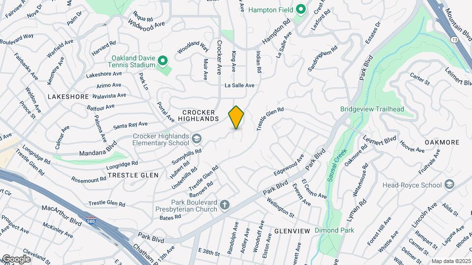 1251 Sunnyhills Rd, Unit Garden Studio Apartment Map and Location Details
