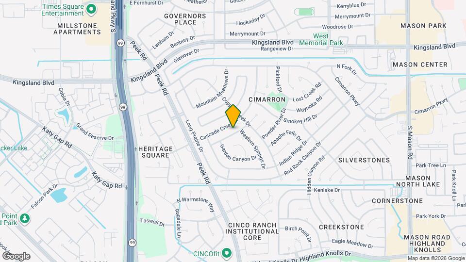 1026 Cheyenne Meadows Dr Map and Location Details