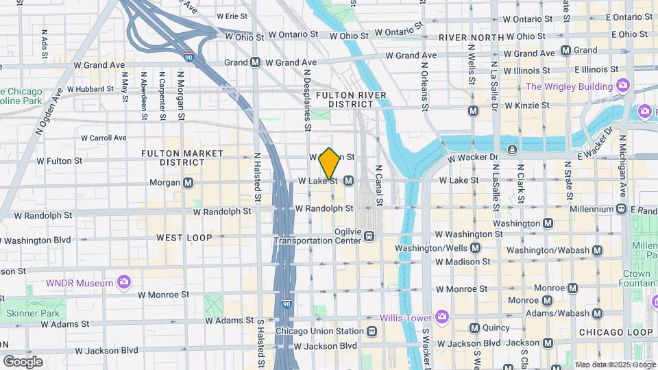 180 North Jefferson Map and Location Details
