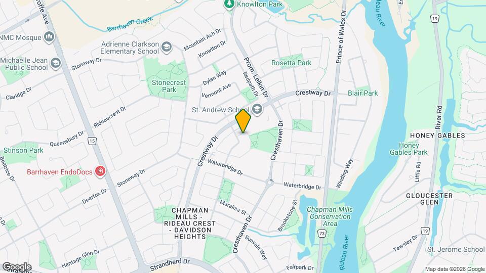 119 Anfield Crescent Map and Location Details