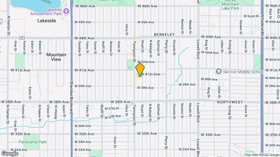 4025 Stuart St Map and Location Details