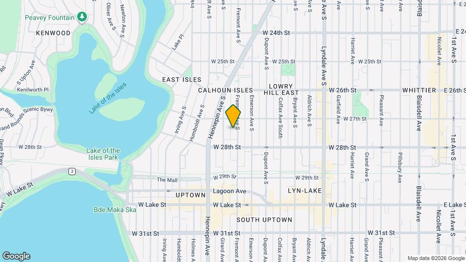 2720 Fremont Ave S Mapa y Detalles de la Ubicación