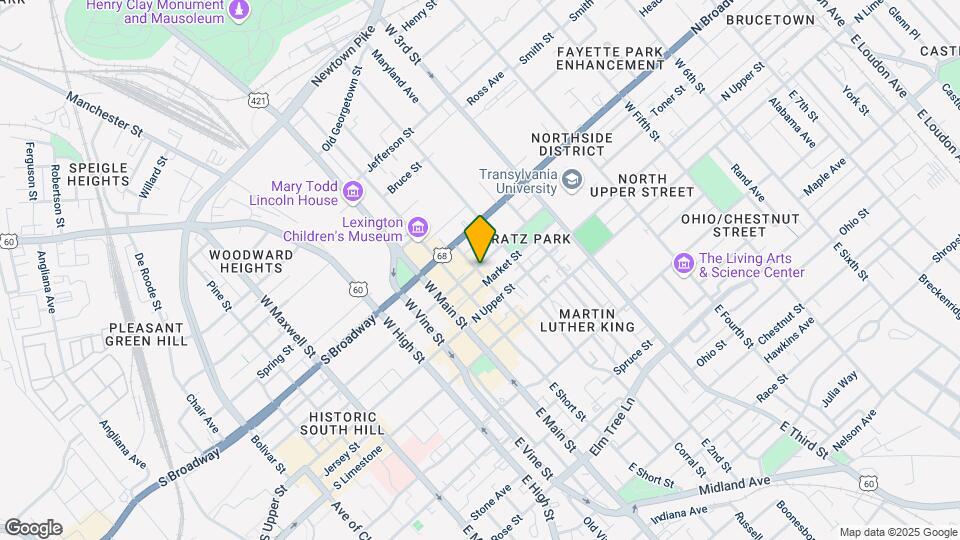 160 N Mill St Mapa y Detalles de la Ubicación