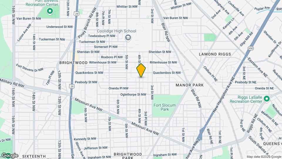 6007 4th St NW Map and Location Details
